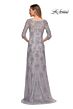 La Femme 29379 Illusion Sleeves Lace Dress