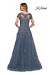 La Femme 29380 V-Neck Embellished Dress