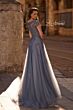 La Femme 29380 V-Neck Embellished Dress