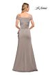 La Femme 29509 Ruffle Skirt Off The Shoulder Dress