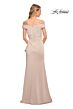 La Femme 29509 Ruffle Skirt Off The Shoulder Dress