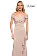 La Femme 29509 Ruffle Skirt Off The Shoulder Dress