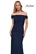 La Femme 29541 Off The Shoulder Ruched Dress