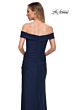 La Femme 29541 Off The Shoulder Ruched Dress