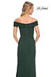 La Femme 29541 Off The Shoulder Ruched Dress