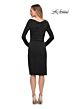 La Femme 29746 Portrait Neckline Long Sleeve Dress