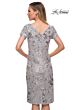 La Femme 29824 Short Sleeves Embroidered Dress