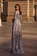 La Femme 29903 Sequin Lace Illusion Sleeves Dress