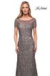 La Femme 29910 Scoop Neck Embellished Dress