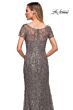 La Femme 29910 Scoop Neck Embellished Dress
