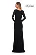La Femme 29924 Long Sleeve V-Neck Dress