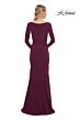 La Femme 29924 Long Sleeve V-Neck Dress
