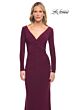 La Femme 29924 Long Sleeve V-Neck Dress