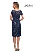 La Femme 29959 Boat Neck Embellished Dress