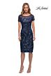 La Femme 29959 Boat Neck Embellished Dress