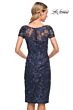 La Femme 29982 Illusion Yoke Embroidered Dress