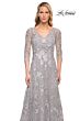 La Femme 29989 Illusion Sleeves Lace Dress