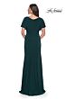 La Femme 29997 Flutter Sleeves V-Neck Dress