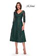 La Femme 30016 Illusion Sleeves Lace Dress