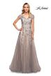 La Femme 30239 Cap Sleeve Embellished Dress