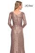 La Femme 30310 Surplice Bodice Sequin Dress