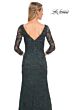 La Femme 30317 V-Back Bateau Neckline Dress