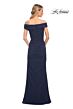 La Femme 30363 Off The Shoulder Ruched Dress