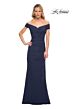 La Femme 30363 Off The Shoulder Ruched Dress
