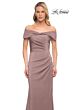 La Femme 30397 Off The Shoulder Draped Dress