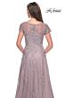 La Femme 30168 Short Sleeve A-Line Lace Dress