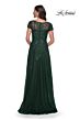 La Femme 30168 Short Sleeve A-Line Lace Dress