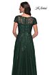 La Femme 30168 Short Sleeve A-Line Lace Dress