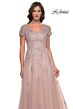 La Femme 30228 A-Line Short Sleeve Dress