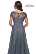 La Femme 30228 A-Line Short Sleeve Dress