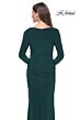 La Femme 30813 Cowl Neck Long Sleeve Dress