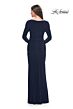 La Femme 30813 Cowl Neck Long Sleeve Dress