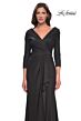 La Femme 30845 Surplice Bodice Ruched Dress