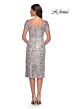 La Femme 30854 Short Sleeve Knee-Length Dress
