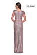 La Femme 30865 Tulip Hem Sequin Dress