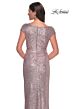 La Femme 30865 Tulip Hem Sequin Dress
