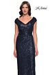 La Femme 30865 Tulip Hem Sequin Dress