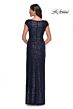 La Femme 30865 Tulip Hem Sequin Dress