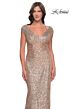 La Femme 30865 Tulip Hem Sequin Dress