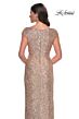 La Femme 30865 Tulip Hem Sequin Dress