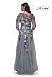 La Femme 30968 A-Line Floral Embroidered Dress