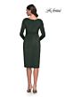 La Femme 31015 Long Sleeve Ruched Side Dress