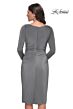 La Femme 31015 Long Sleeve Ruched Side Dress