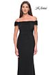 La Femme 31086 Off-The-Shoulder Ruched Dress
