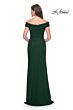 La Femme 31677 Off-The-Shoulder Draped Bodice Dress