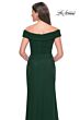 La Femme 31677 Off-The-Shoulder Draped Bodice Dress